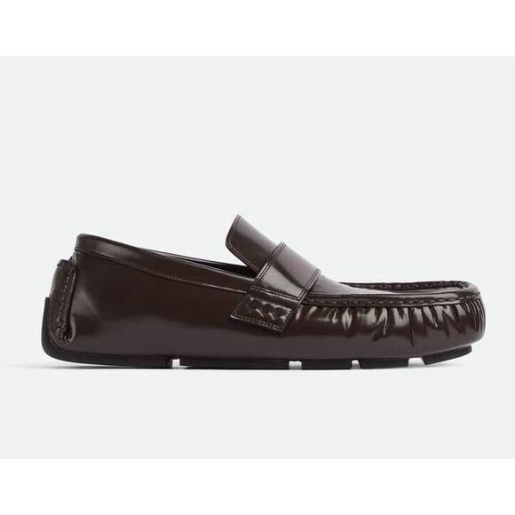 Bottega Veneta Men’s Leather Brown Moccasin Shoes 9 US (42 Eu) 741331 NIB $1050